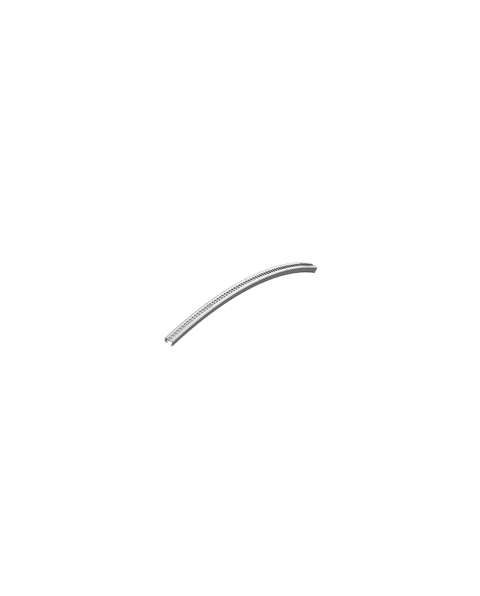 Asta Forata Zincata Curva 1200 mm