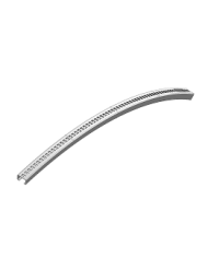 Asta Forata Zincata Curva 1200 mm